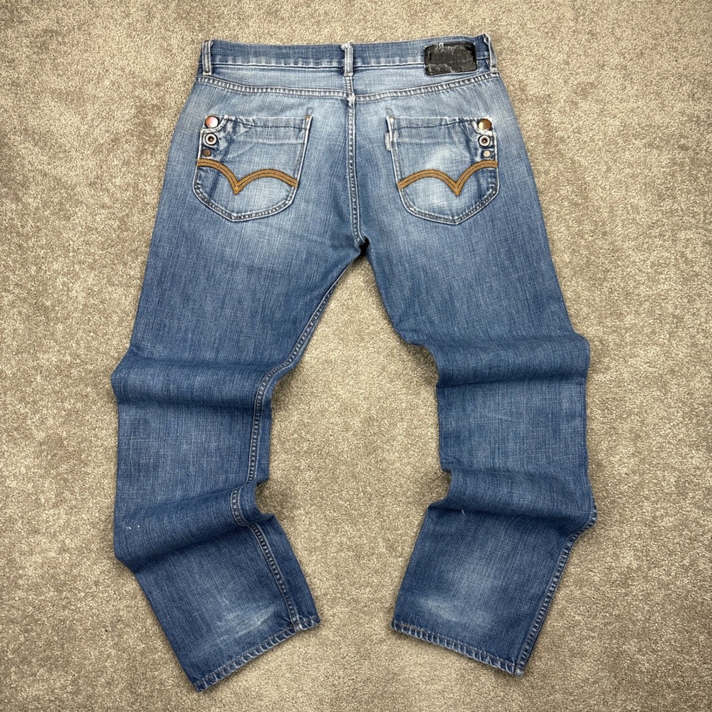 Vintage Levis SilverTab Western Flap Pockets Slim Jeans 36x34